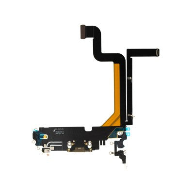 Charging Port for iPhone 14 Pro Max (Purple)-Gold Charging Port for iPhone 14 Pro Max (Purple)-Gold